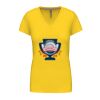 Ladies' short-sleeved V-neck T-shirt Thumbnail
