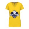 Ladies' short-sleeved V-neck T-shirt Thumbnail