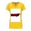 Ladies' short-sleeved V-neck T-shirt Thumbnail