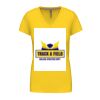 Ladies' short-sleeved V-neck T-shirt Thumbnail