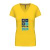 Ladies' short-sleeved V-neck T-shirt Thumbnail