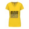 Ladies' short-sleeved V-neck T-shirt Thumbnail