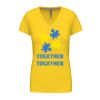 Ladies' short-sleeved V-neck T-shirt Thumbnail