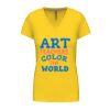 Ladies' short-sleeved V-neck T-shirt Thumbnail
