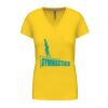 Ladies' short-sleeved V-neck T-shirt Thumbnail