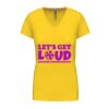 Ladies' short-sleeved V-neck T-shirt Thumbnail