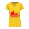 Ladies' short-sleeved V-neck T-shirt Thumbnail