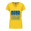 Ladies' short-sleeved V-neck T-shirt Thumbnail