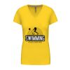 Ladies' short-sleeved V-neck T-shirt Thumbnail