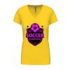 Ladies' short-sleeved V-neck T-shirt Thumbnail