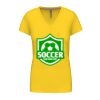 Ladies' short-sleeved V-neck T-shirt Thumbnail