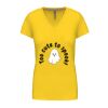 Ladies' short-sleeved V-neck T-shirt Thumbnail