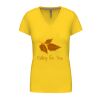 Ladies' short-sleeved V-neck T-shirt Thumbnail
