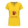 Ladies' short-sleeved V-neck T-shirt Thumbnail