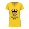 Ladies' short-sleeved V-neck T-shirt Thumbnail