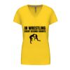 Ladies' short-sleeved V-neck T-shirt Thumbnail