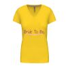Ladies' short-sleeved V-neck T-shirt Thumbnail