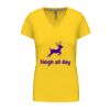Ladies' short-sleeved V-neck T-shirt Thumbnail
