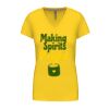 Ladies' short-sleeved V-neck T-shirt Thumbnail