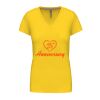 Ladies' short-sleeved V-neck T-shirt Thumbnail