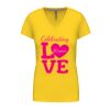 Ladies' short-sleeved V-neck T-shirt Thumbnail