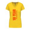 Ladies' short-sleeved V-neck T-shirt Thumbnail