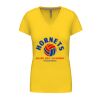 Ladies' short-sleeved V-neck T-shirt Thumbnail