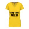 Ladies' short-sleeved V-neck T-shirt Thumbnail