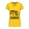 Ladies' short-sleeved V-neck T-shirt Thumbnail