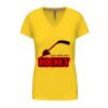 Ladies' short-sleeved V-neck T-shirt Thumbnail