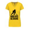 Ladies' short-sleeved V-neck T-shirt Thumbnail