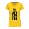 Ladies' short-sleeved V-neck T-shirt Thumbnail