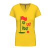 Ladies' short-sleeved V-neck T-shirt Thumbnail