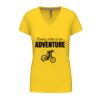 Ladies' short-sleeved V-neck T-shirt Thumbnail