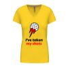 Ladies' short-sleeved V-neck T-shirt Thumbnail