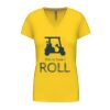 Ladies' short-sleeved V-neck T-shirt Thumbnail