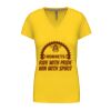 Ladies' short-sleeved V-neck T-shirt Thumbnail