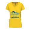 Ladies' short-sleeved V-neck T-shirt Thumbnail