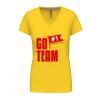 Ladies' short-sleeved V-neck T-shirt Thumbnail