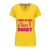Ladies' short-sleeved V-neck T-shirt Thumbnail