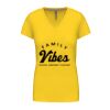 Ladies' short-sleeved V-neck T-shirt Thumbnail
