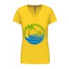 Ladies' short-sleeved V-neck T-shirt Thumbnail
