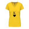 Ladies' short-sleeved V-neck T-shirt Thumbnail