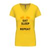 Ladies' short-sleeved V-neck T-shirt Thumbnail