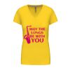 Ladies' short-sleeved V-neck T-shirt Thumbnail