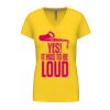 Ladies' short-sleeved V-neck T-shirt Thumbnail