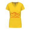Ladies' short-sleeved V-neck T-shirt Thumbnail