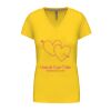 Ladies' short-sleeved V-neck T-shirt Thumbnail