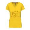 Ladies' short-sleeved V-neck T-shirt Thumbnail