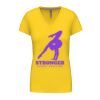 Ladies' short-sleeved V-neck T-shirt Thumbnail
